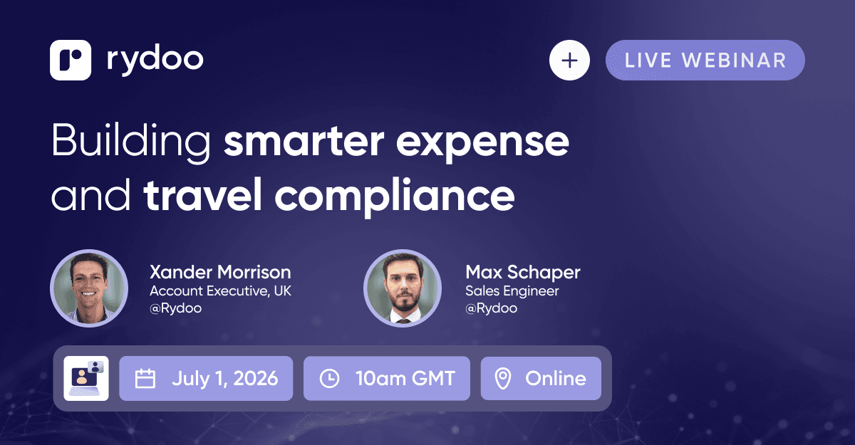 Rydoo webinar UK july1 10am GTM register here