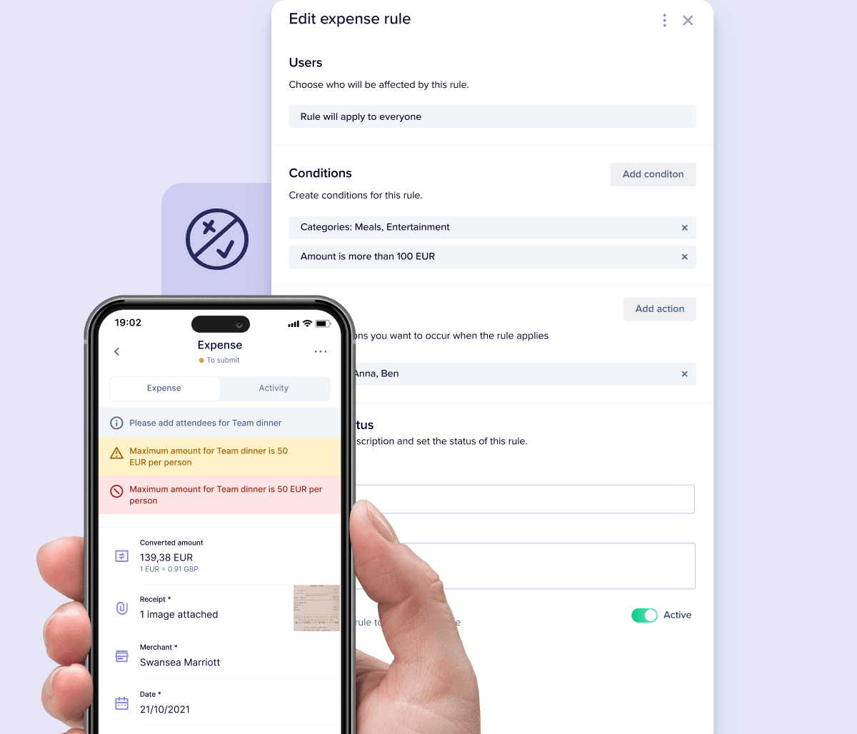 Automated expense approvals header hero 2x